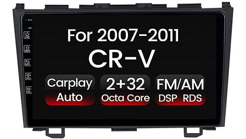 Android 11 Auto Estéreo Doble Din Para Honda Crv     , Rad.