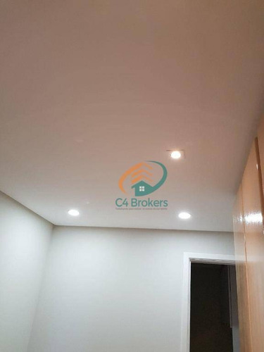 Apartamento Com 3 Dormitórios À Venda, 83 M² Por R$ 550.000,00 - Centro - Guarulhos/sp - Ap2174