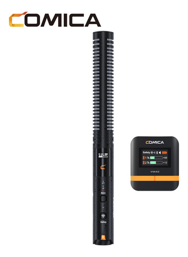 Comica Vm40 2.4g Microfone Shotgun Sem Fio Supercardióide