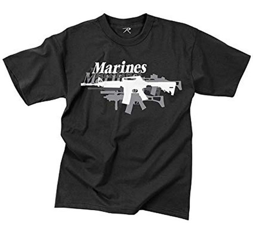 Camiseta Manga Corta Marines Fusil