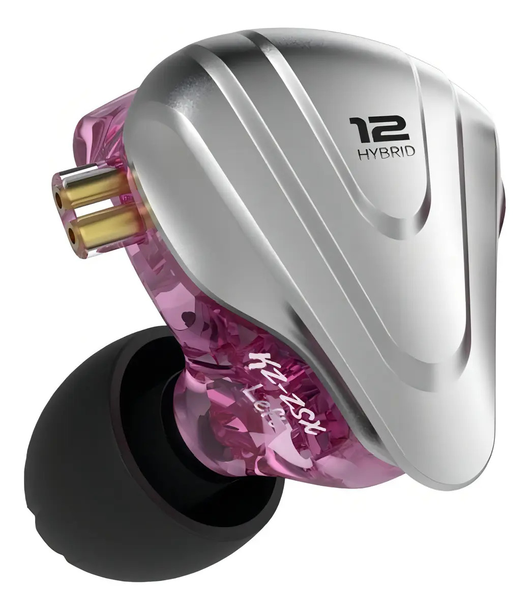 Fone De Ouvido In-ear Kz Zsx Black + Bag+ Borrachas + P10 Cor