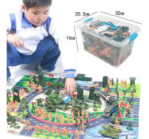 Playset Masculino Do Com Caixa De Armazenamento Estojo De