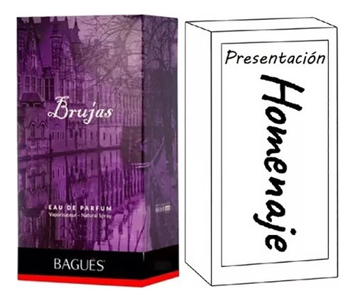 Perfume Femenino Bagues Brujas 90ml Homenaje