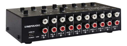 2 En 8 Salidas Video Audio Switch Switcher Select Splitter 8