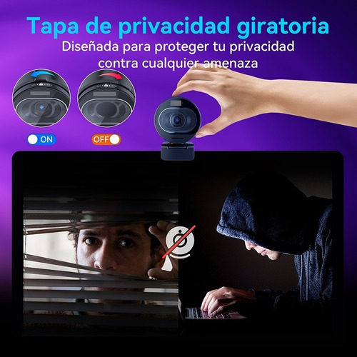 Cámara Web Emeet 4k Con Enfoque Automático Y Micrófonos Y