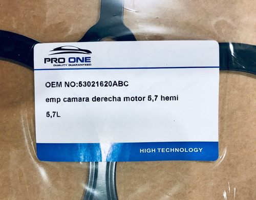 Empacadura Camara Dodge Ram 2500 / 3500 Hemi 5.7l Por Unidad