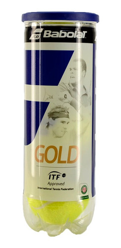 Tubo De Pelotas Tenis Babolat Gold Orginal Azul O