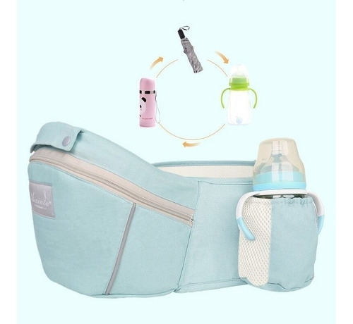Taburete Ergonómico De Cintura Sling Baby Portabebé 3 En 1