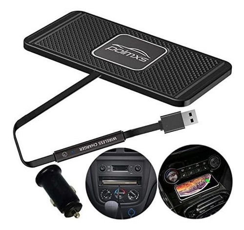 Wireless Charger,polmxs Wireless Car Charger Charging Pad 10