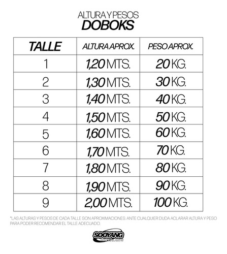 Traje Dobok Taekwondo Itf Sooyang Adulto Talle 7-8-9 Blanco 8
