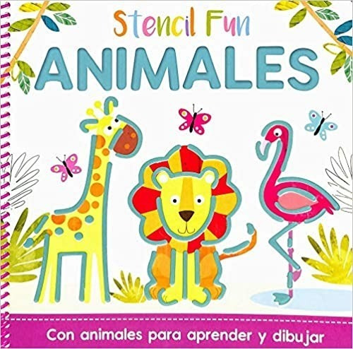 Libro De Actividades Stencil Fun Animales Manolito Books Dgl