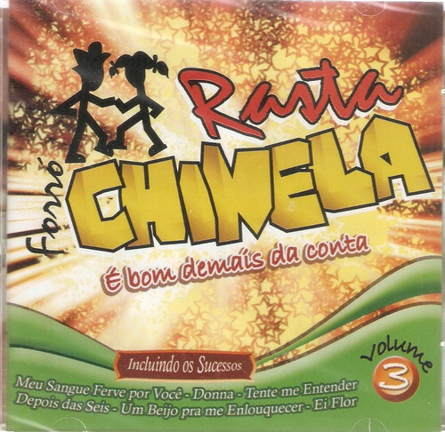 Cd Rasta Chinela - Vol. 3 - Meu Sangue Ferve Por Você 