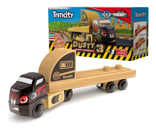 Trencity Vehiculos Coleccion Turbo Camiones Personaje Dusty 3