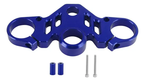 Pinza De Árbol Triple Cnc For Yamaha R15 V4 22 Azul