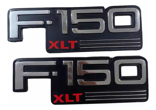 Par De Emblemas Ford F150 Xlt