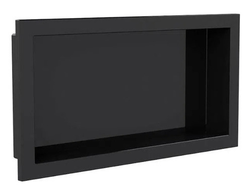 Nicho Para Embutir 30x60cm Arquitech Preto Vulcano