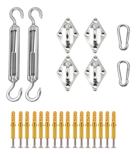 Kit De Herrajes Para Parasoles Rectangulares Con Gancho Para