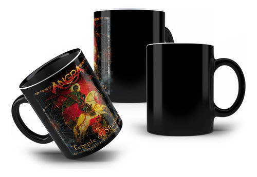 Caneca De Porcelana Metal Banda Angra Capa Album Arte