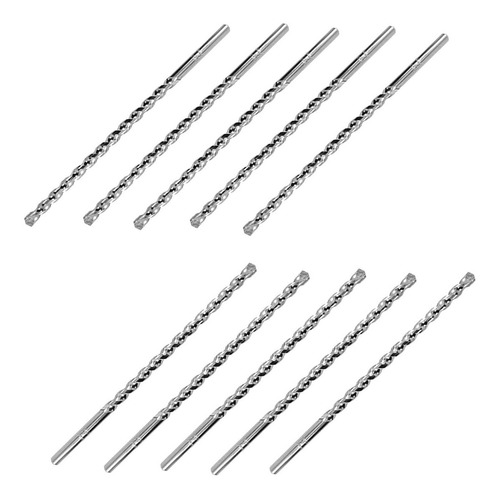 Kit 10 Broca Widea 13x300mm Extralonga Ac Concreto Beltools