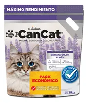 Comprar Piedras Sanitarias Para Gatos Cancat Bentonita Aglomerante Aroma Lavanda 12kg Pack Por 2 Bolsas De 6kg Cada Una