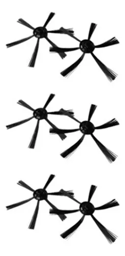comprar 6 Escovas Compatíveis Aspirador Pó Robô Wap Robot W100 W90