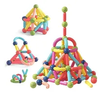 Comprar Juguetes Montessori Magnéticos De Construcción 29pzs