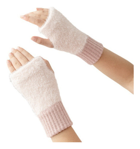 Xik Guantes De Oficina Cálidos De Punto Con Muñeca Extendida