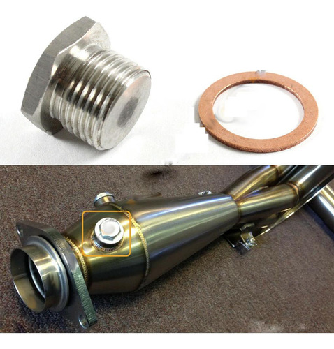 X Sonda Lambda Tapón Ciego Tapa Acero Inoxidable