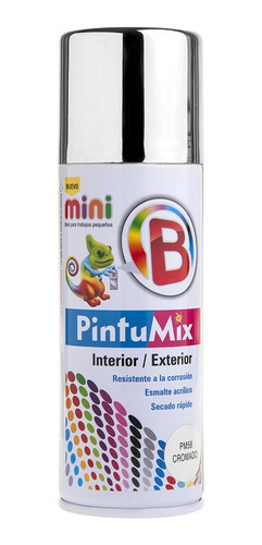 Pinturas Pintumix De 200 Ml Cromado 