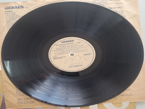 Vinil (lp) Milton Nascimento - Minas Gerais, 1976 (Usado)