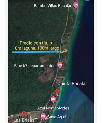 Terreno En Venta En Bacalar Centro