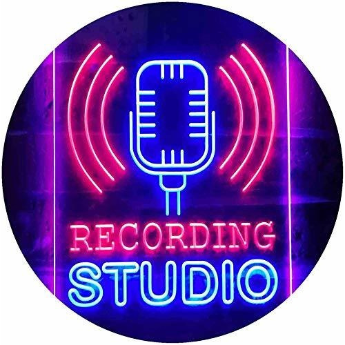Señal De Neón -  Advpro Recording Studio Microphone On A