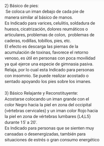 Imagen 6 de 9 de Kit Imanes Para Biomagnetismo, Ver Descripción.