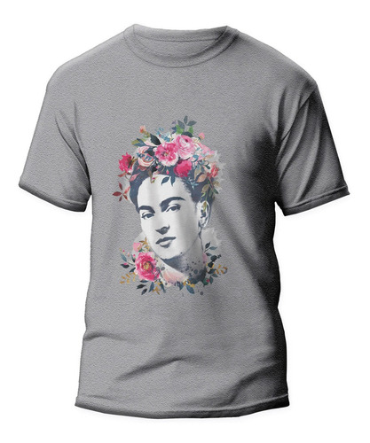 Remera Algodón Premium Frida Kahlo Dtg - 03