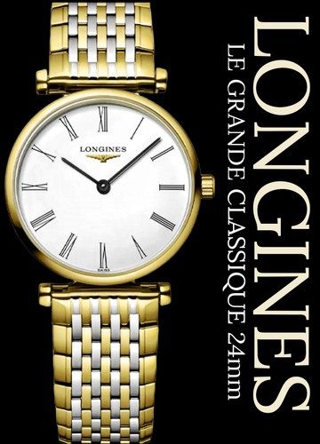 Longines Grandes Clasicos 24mm Dama Bicolor Perfecto Estado 