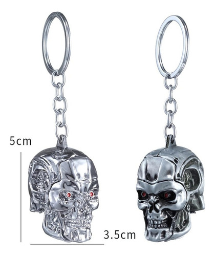 Llavero Terminator Cara Calavera Robot Pelicula