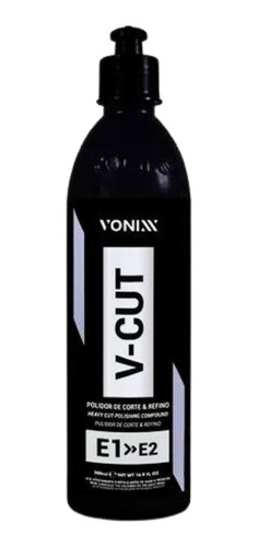 Composto Polidor De Corte Sistema Vhp V-cut 500ml Vonixx Cor Incolor