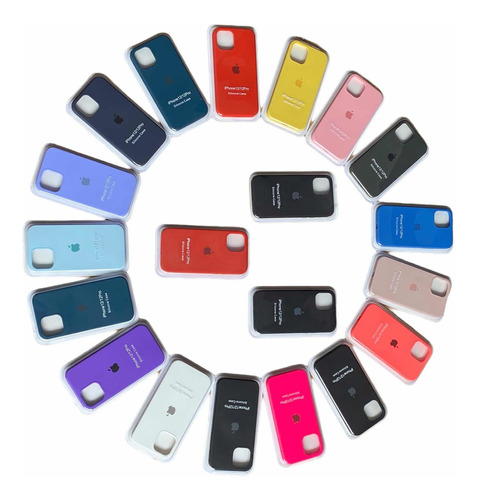 Silicone Case Cerrado Compatible iPhone 12/12 Pro