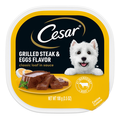 Cesar Alimento Suave Y Hmedo Para Perros, Pan Clsico En Sals