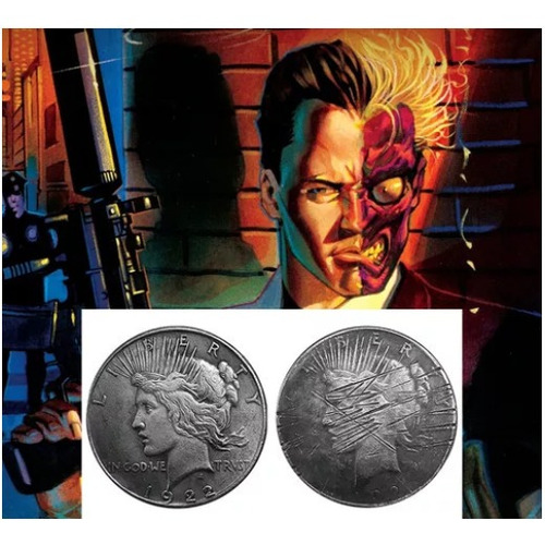 Par De Moneda Conmemorativa Dos Caras Batman Ambas Versiones (Usado)