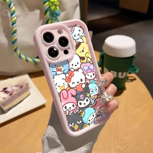 / Bonita Funda Hellokitty De Sanrio For iPhone 15 14 13 Pro