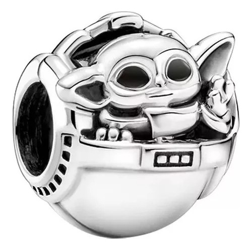 Charm Baby Yoda (star Wars) Plata 925 