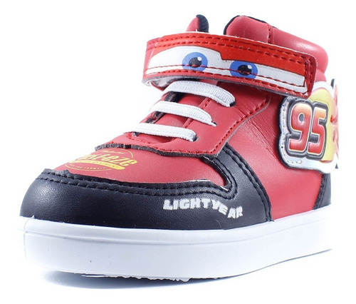 Imagen 3 de 6 de Tenis Bota Niño Bubble Gummers Dodge Cars Rojo