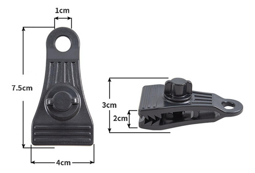 5 Clips Para Lona Resistentes, Cubiertas De Lona Para