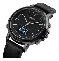 Comprar Reloj De Cuero Impermeable Luminoso Skmei