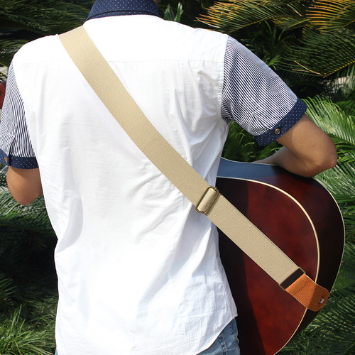 Guitarras Acústicas Cómodas Con Correa Tejida, Folclóricas Y