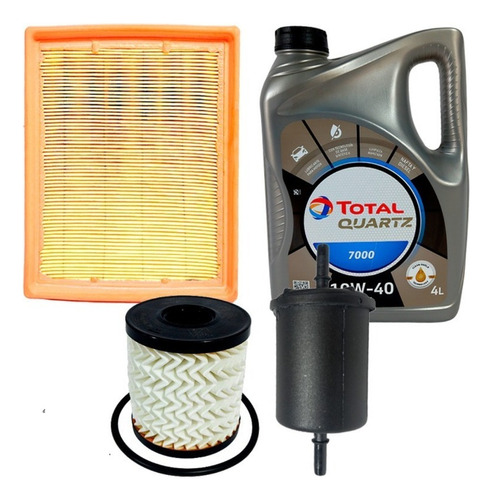 Kit 3 Filtros + Aceite Citroen Picasso 1.6 16v Nafta 2005-07