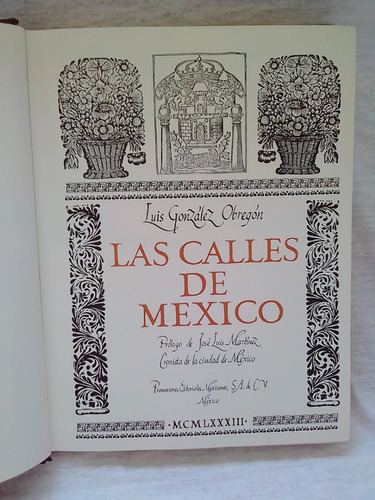 Las Calles De Mexico - Luis Gonzalez Obregon (Usado)