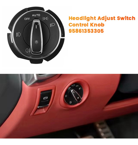 Perilla De Control De Ajuste De Coche 95861353305 Para Por-f