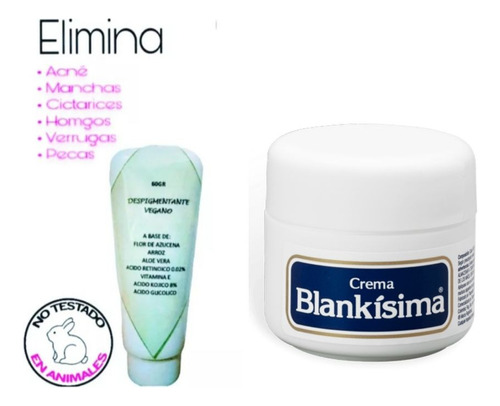 Crema Blankisima 2% Aclaradora De Manchas 